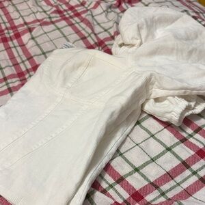 & Other Stories Women's White Puff Sleeve Top